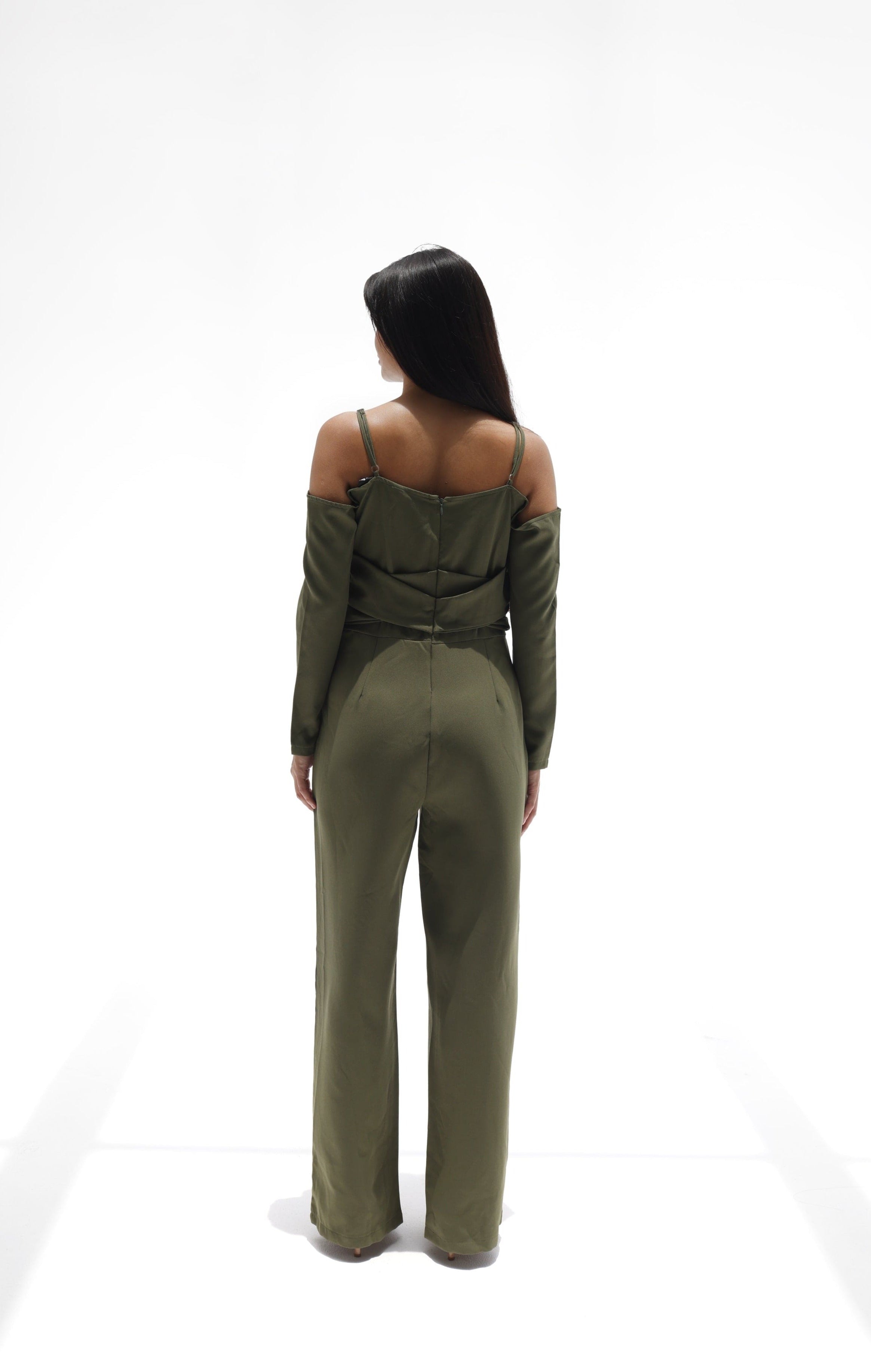 Off the Shoulder Long Sleeve Valetina Jumpsuit | Women's Jumpsuit for Sale  – Setta6